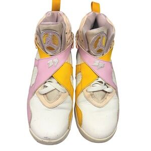 Jordan Youth 6.5Y Air Jordan 8 Retro Basketball Sneakers Girls Streetwear Flaw
